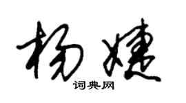 朱錫榮楊婕草書個性簽名怎么寫