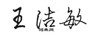 駱恆光王潔敏行書個性簽名怎么寫