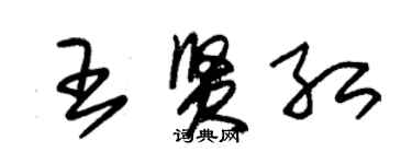 朱錫榮王賢紅草書個性簽名怎么寫