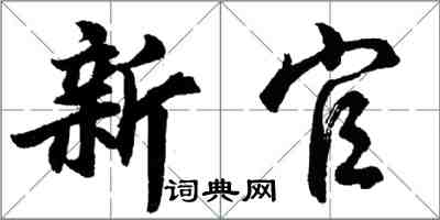 胡問遂新官行書怎么寫