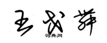 朱錫榮王戈舞草書個性簽名怎么寫