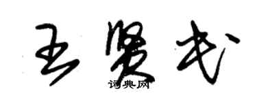 朱錫榮王賢民草書個性簽名怎么寫