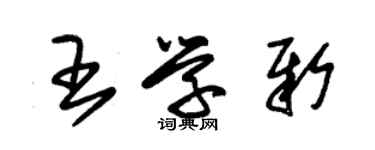 朱錫榮王學新草書個性簽名怎么寫