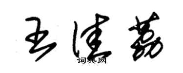 朱錫榮王佳荔草書個性簽名怎么寫