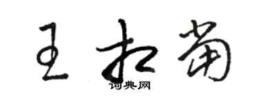 駱恆光王相當草書個性簽名怎么寫
