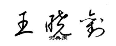 梁錦英王曉劉草書個性簽名怎么寫