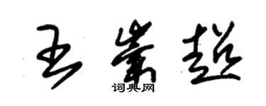 朱錫榮王崇超草書個性簽名怎么寫