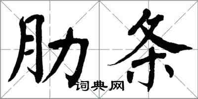 翁闓運肋條楷書怎么寫