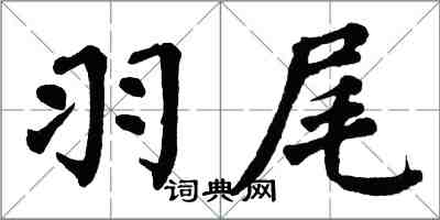 翁闓運羽尾楷書怎么寫