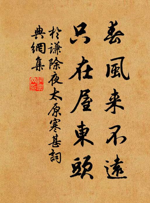 我歸釀黍仍鋤菜,準擬籃輿窈窕來 詩詞名句