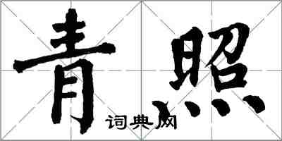 翁闓運青照楷書怎么寫