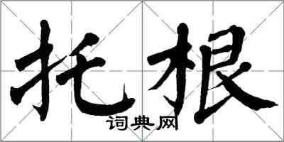 翁闓運托根楷書怎么寫