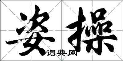 胡問遂姿操行書怎么寫