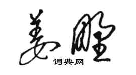 駱恆光姜野草書個性簽名怎么寫
