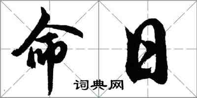 胡問遂命日行書怎么寫