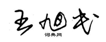 朱錫榮王旭民草書個性簽名怎么寫