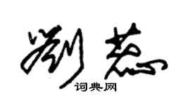 朱錫榮劉蕊草書個性簽名怎么寫