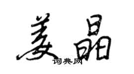 王正良姜晶行書個性簽名怎么寫