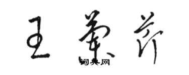 駱恆光王蘭芹草書個性簽名怎么寫