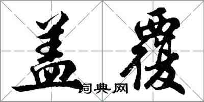 胡問遂蓋覆行書怎么寫