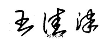 朱錫榮王佳津草書個性簽名怎么寫