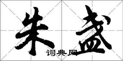 胡問遂朱盞行書怎么寫