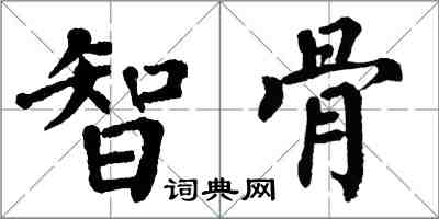 翁闓運智骨楷書怎么寫