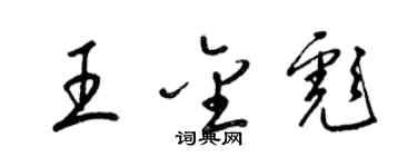 梁錦英王金彪草書個性簽名怎么寫