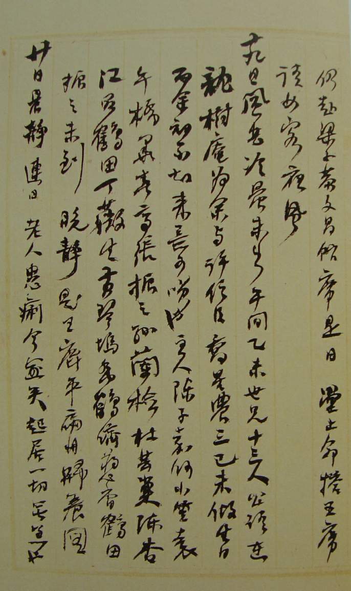 何紹基草書《種竹日記》