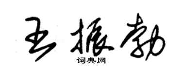 朱錫榮王振勃草書個性簽名怎么寫