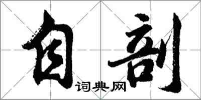 胡問遂自剖行書怎么寫