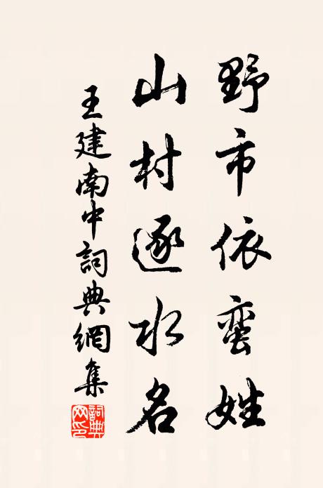 不擬分奇品，遙將寄野人 詩詞名句