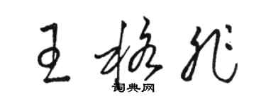 駱恆光王格非草書個性簽名怎么寫