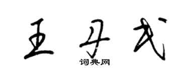 梁錦英王丹民草書個性簽名怎么寫