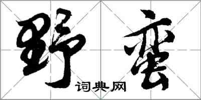 胡問遂野蠻行書怎么寫