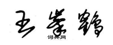 朱錫榮王峰鶴草書個性簽名怎么寫