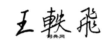 王正良王軼飛行書個性簽名怎么寫