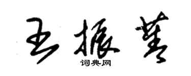 朱錫榮王振菁草書個性簽名怎么寫