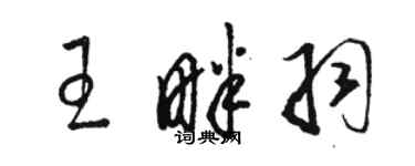 駱恆光王畔羽草書個性簽名怎么寫