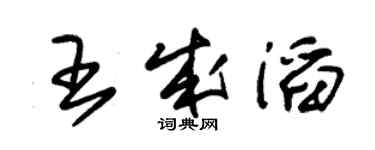 朱錫榮王成滔草書個性簽名怎么寫