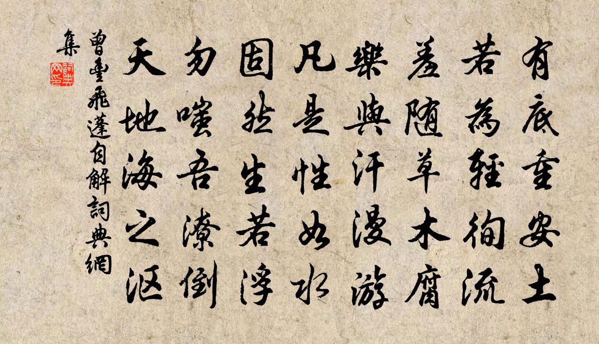 曾豐飛蓬自解書法作品欣賞