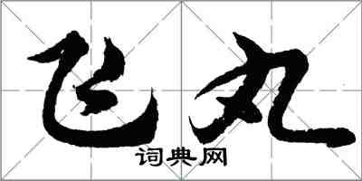 胡問遂飛丸行書怎么寫