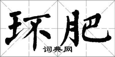 翁闓運環肥楷書怎么寫