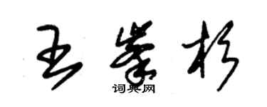 朱錫榮王峰杉草書個性簽名怎么寫