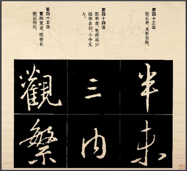 王羲之行書結構92法