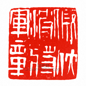 “假伏波將軍章”篆刻印章