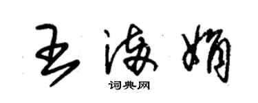 朱錫榮王滿娟草書個性簽名怎么寫