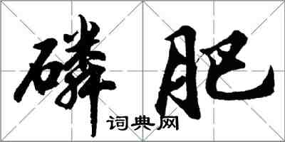 胡問遂磷肥行書怎么寫