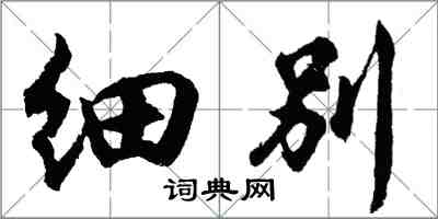 胡問遂細別行書怎么寫