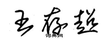 朱錫榮王存超草書個性簽名怎么寫